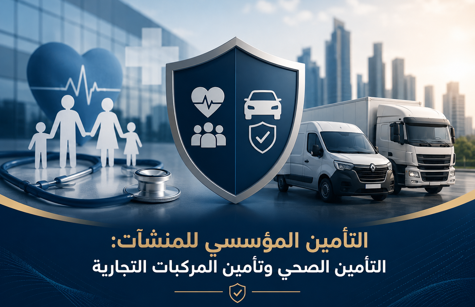 التأمين المؤسسي للمنشآت: التأمين الصحي وتأمين المركبات التجارية